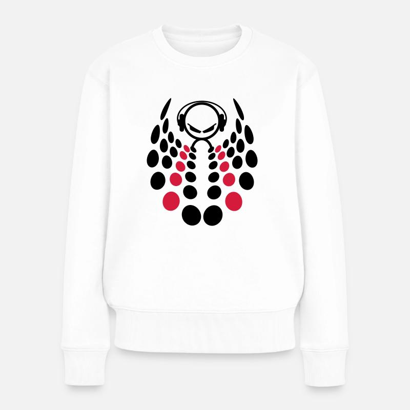 DJ - Pull Premium bio Femme - blanc