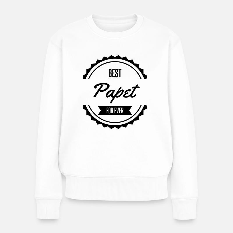 best papet noël grand père - Pull Premium bio Femme - blanc