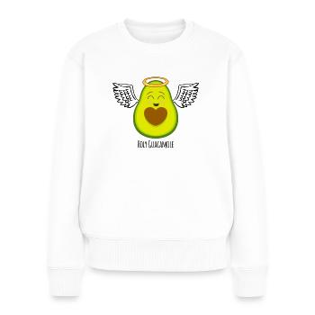 Heilige Guacamole - Frauen Premium Bio Pullover - Weiß - Vorne - Julia (174cm)