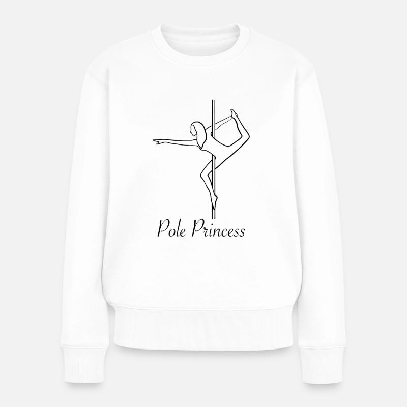 Pole Princess Pole Dance - Women's Premium Organic Jumper - white