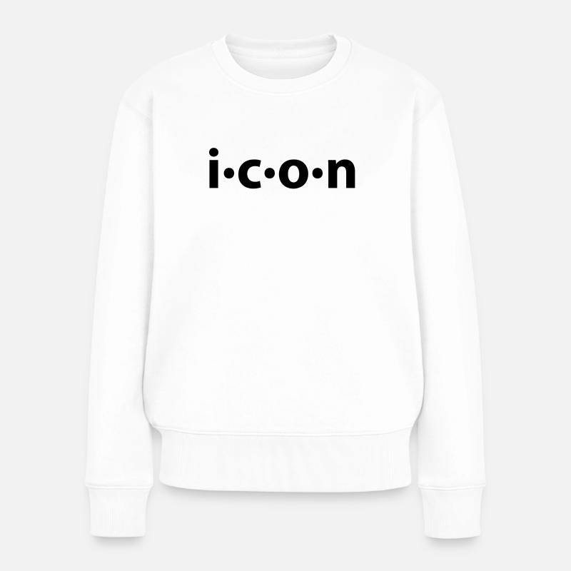Symbol - Frauen Premium Bio Pullover - Weiß