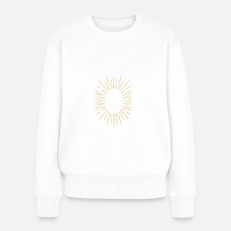 Dolmengöttin 7 - Frauen Premium Bio Pullover - Weiß