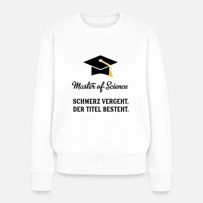 msc - Frauen Premium Bio Pullover - Weiß