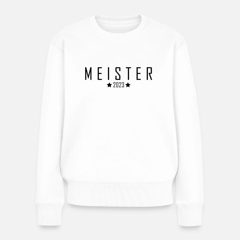 Meister 2023 Aufstiegstrikot - Frauen Premium Bio Pullover - Weiß
