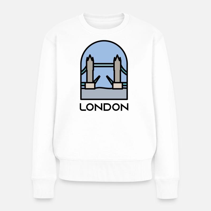 Londres - Pull Premium bio Femme - blanc