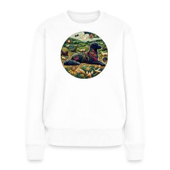 Fantasy Dogs - Frauen Premium Bio Pullover - Weiß - Vorne - Julia (174cm)