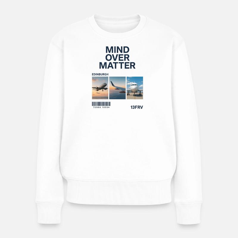 Mind Over Matter: Edinburgh Triptych - Pull Premium bio Femme - blanc