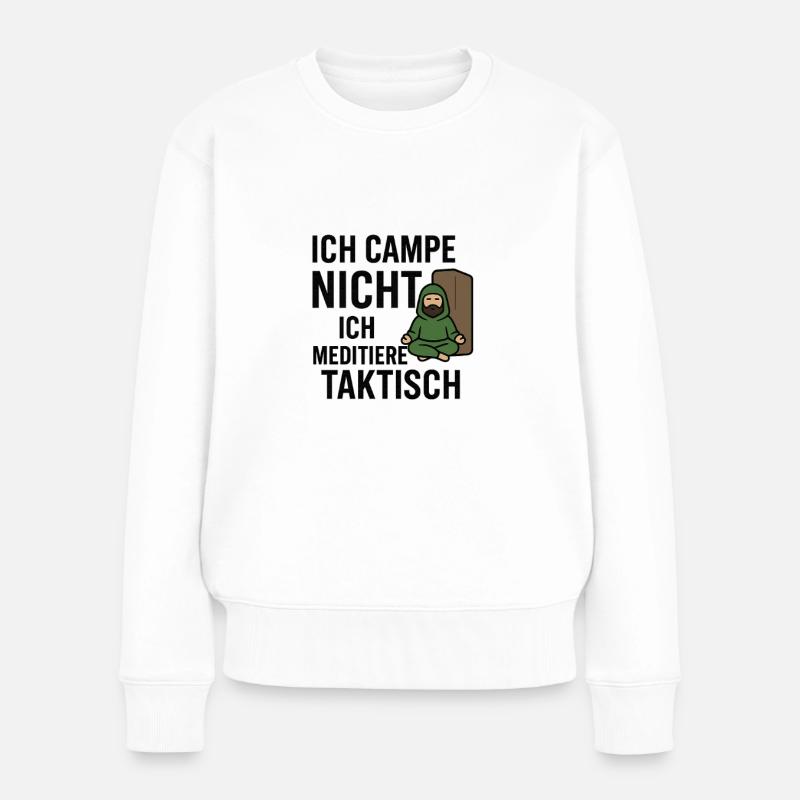 Camper - Frauen Premium Bio Pullover - Weiß