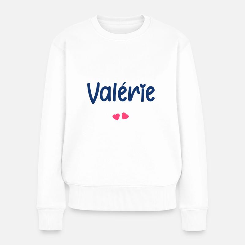 Valérie - Pull Premium bio Femme - blanc