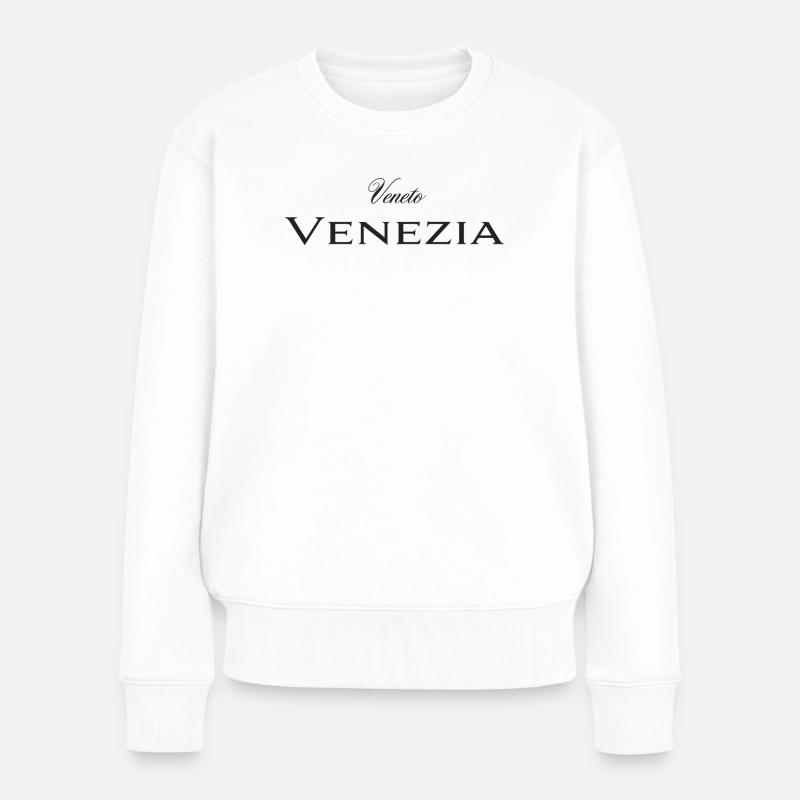 Lettrage Veneto Venezia - Pull Premium bio Femme - blanc