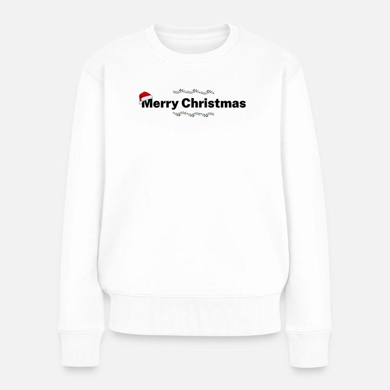 Joyeux Noël – Design festif - Pull Premium bio Femme - blanc