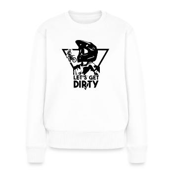 Dirt bike - Women's Premium Organic Jumper - white - Front - Julia (174cm)