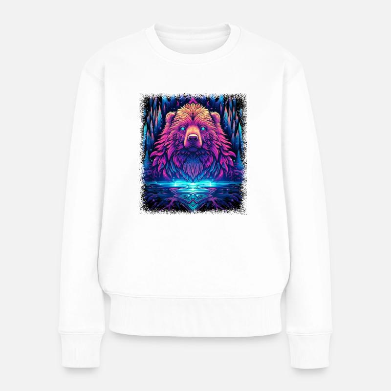 jokes statement awesome funny quote gift idea - Frauen Premium Bio Pullover - Weiß