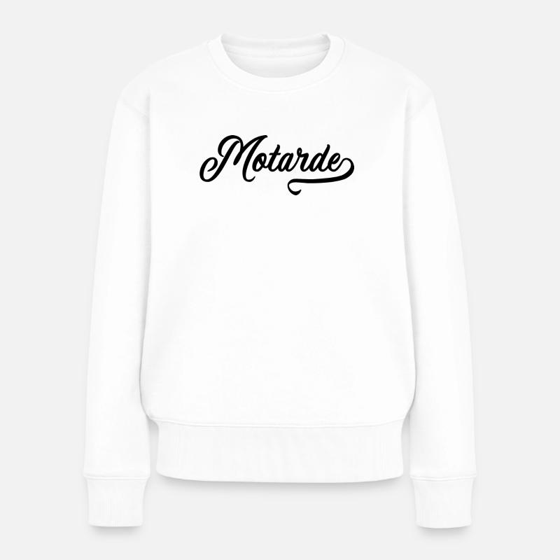 Motarde - Pull Premium bio Femme - blanc