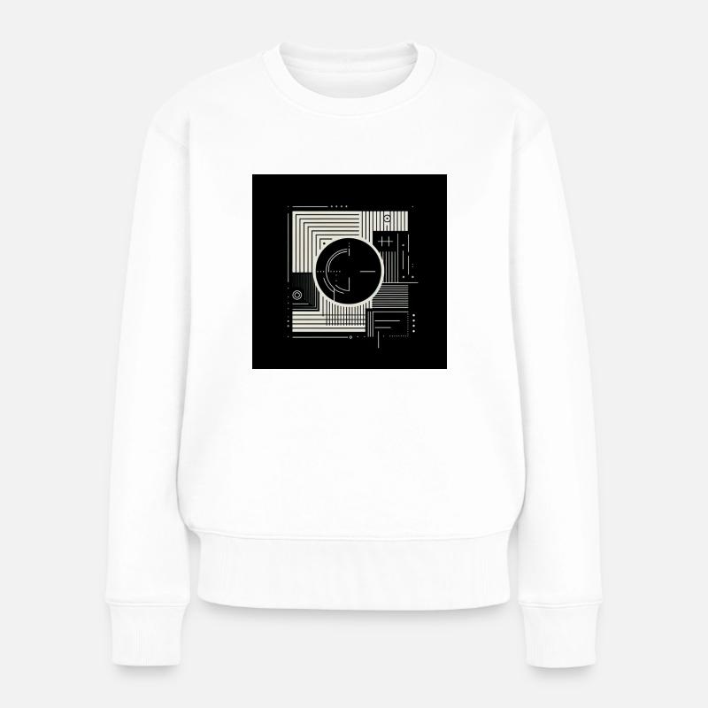 Architectural Fusion - Frauen Premium Bio Pullover - Weiß