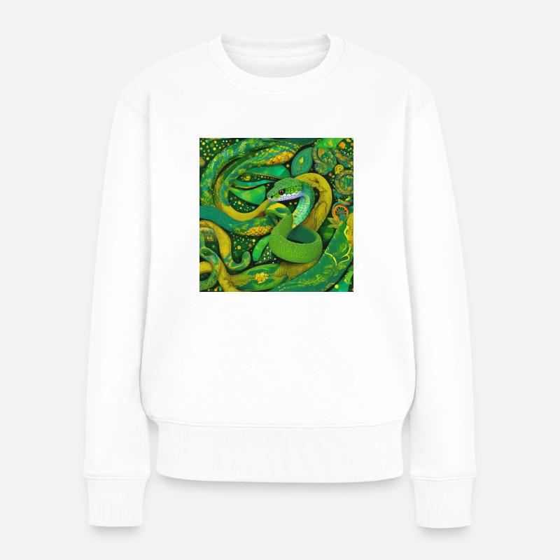 Serpent - Pull Premium bio Femme - blanc