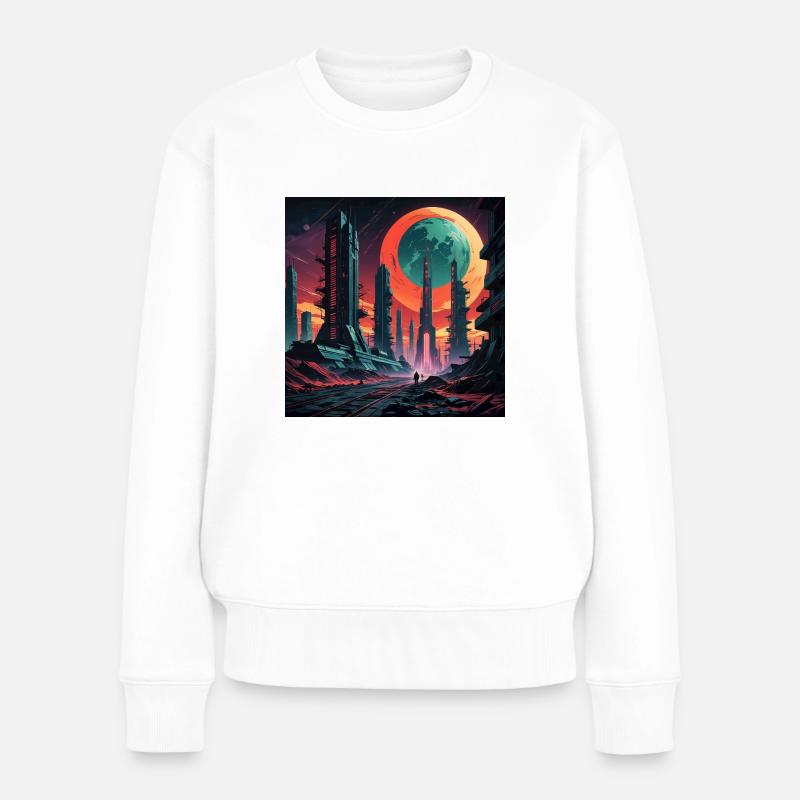 1751541452878 - Frauen Premium Bio Pullover - Weiß