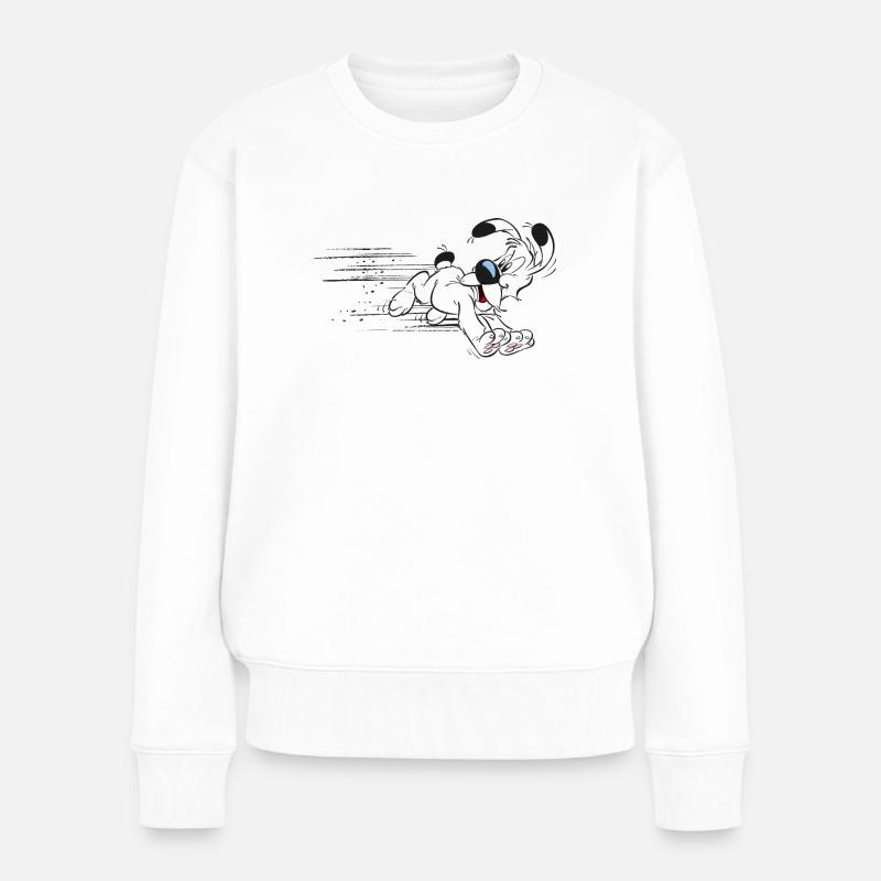 Asterix - Idéfix - Pull Premium bio Femme - blanc