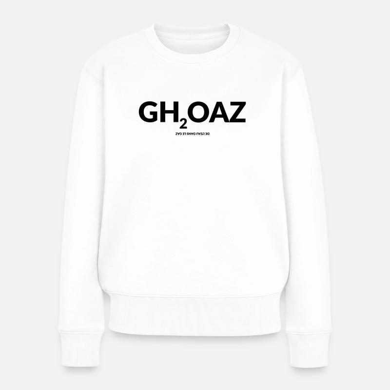 De l'Eau dans le Gaz - Pull Premium bio Femme - blanc