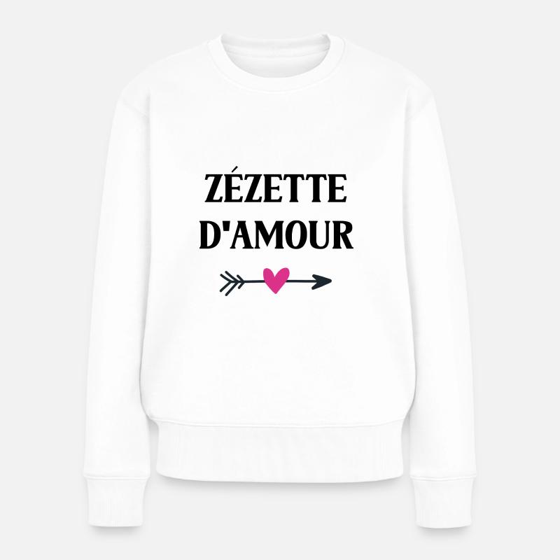zezette d'amour - Pull Premium bio Femme - blanc