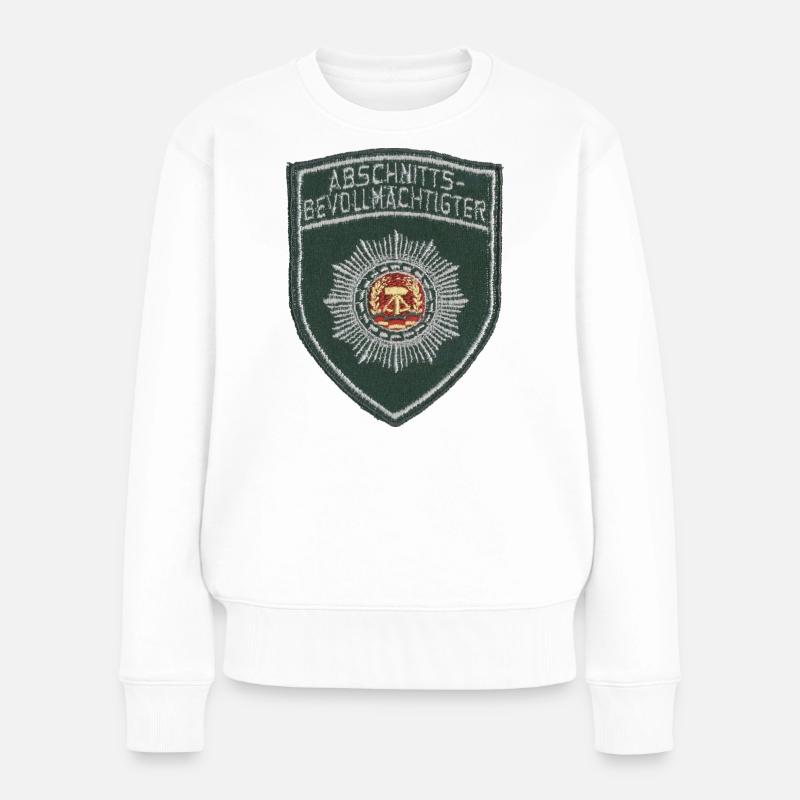 Abschnittsbevollmächtigter - Frauen Premium Bio Pullover - Weiß