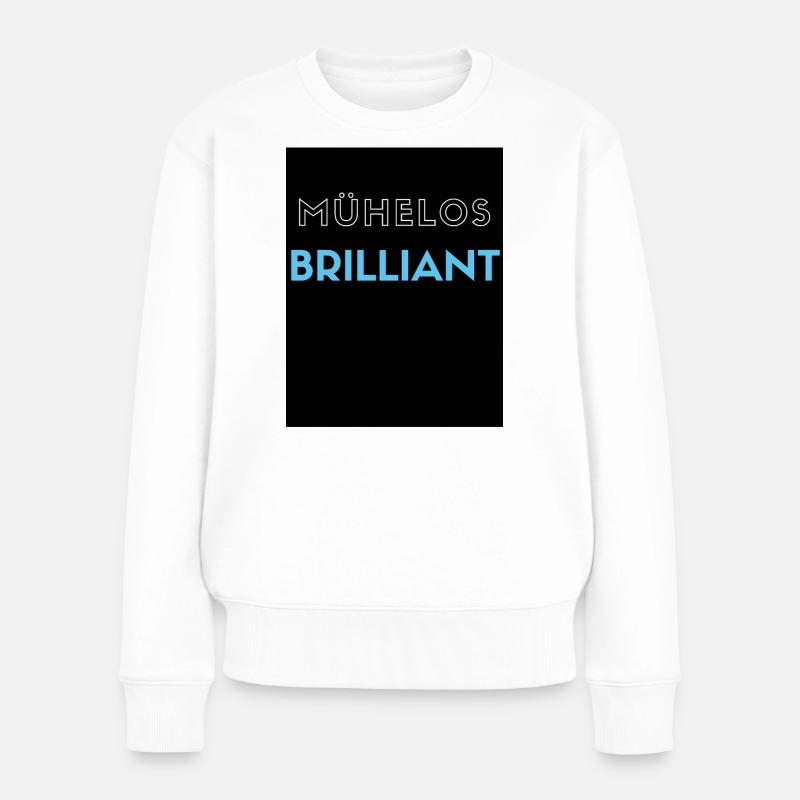 Brillant sans effort - Pull Premium bio Femme - blanc
