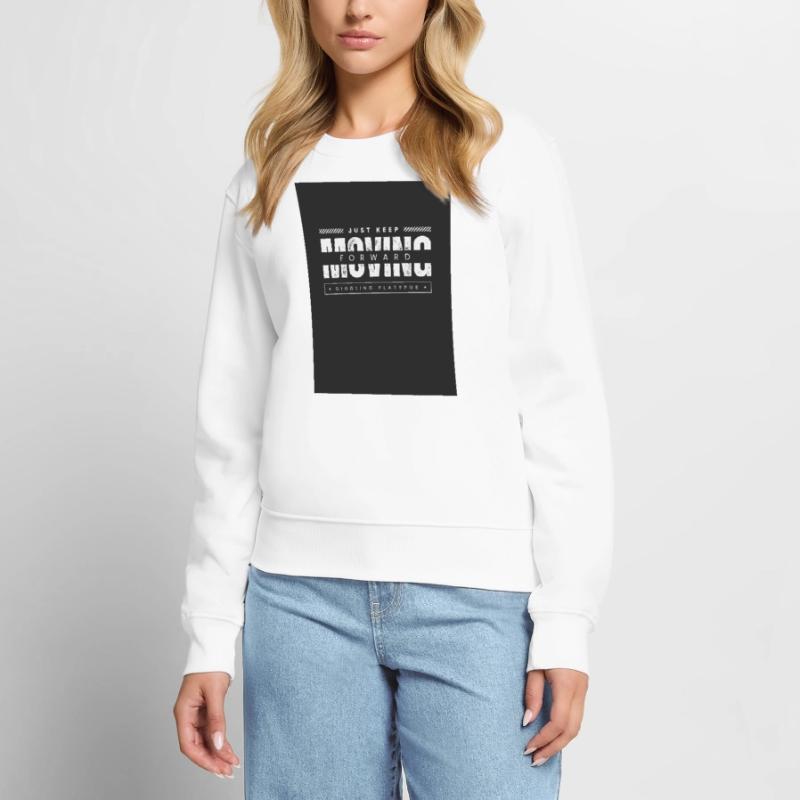 Continue simplement d’avancer, ornithorynque Pull Premium bio Femme