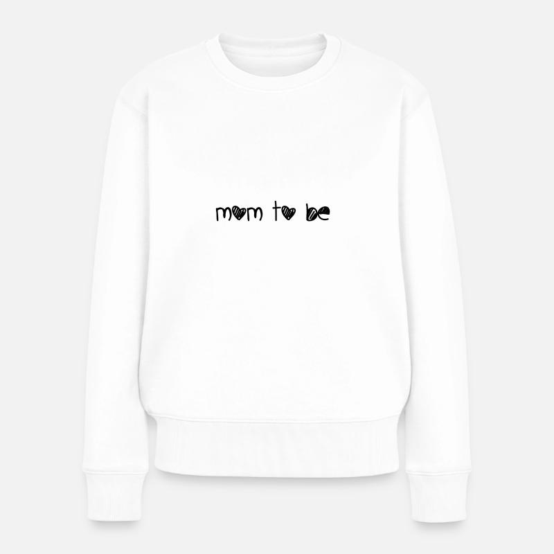 maman d'être - Pull Premium bio Femme - blanc