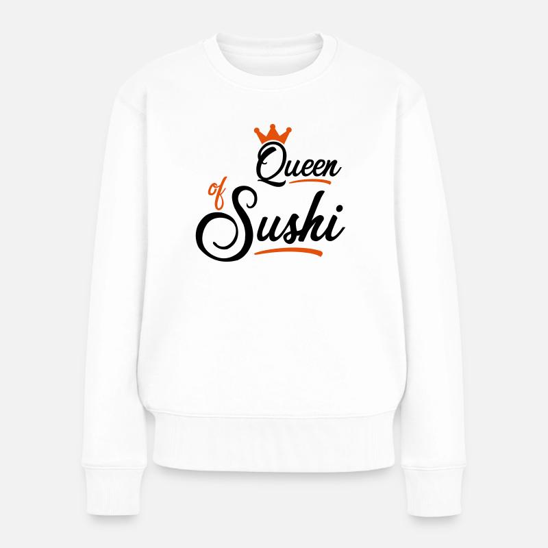 sushi - Women's Premium Organic Jumper - white