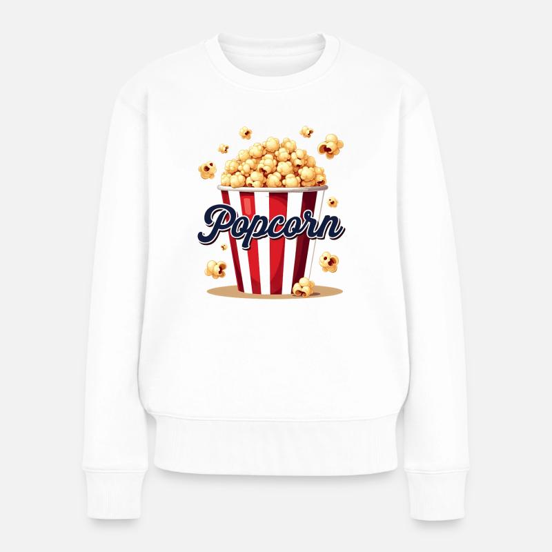 Costume de carnaval - Popcorn Design - Pull Premium bio Femme - blanc