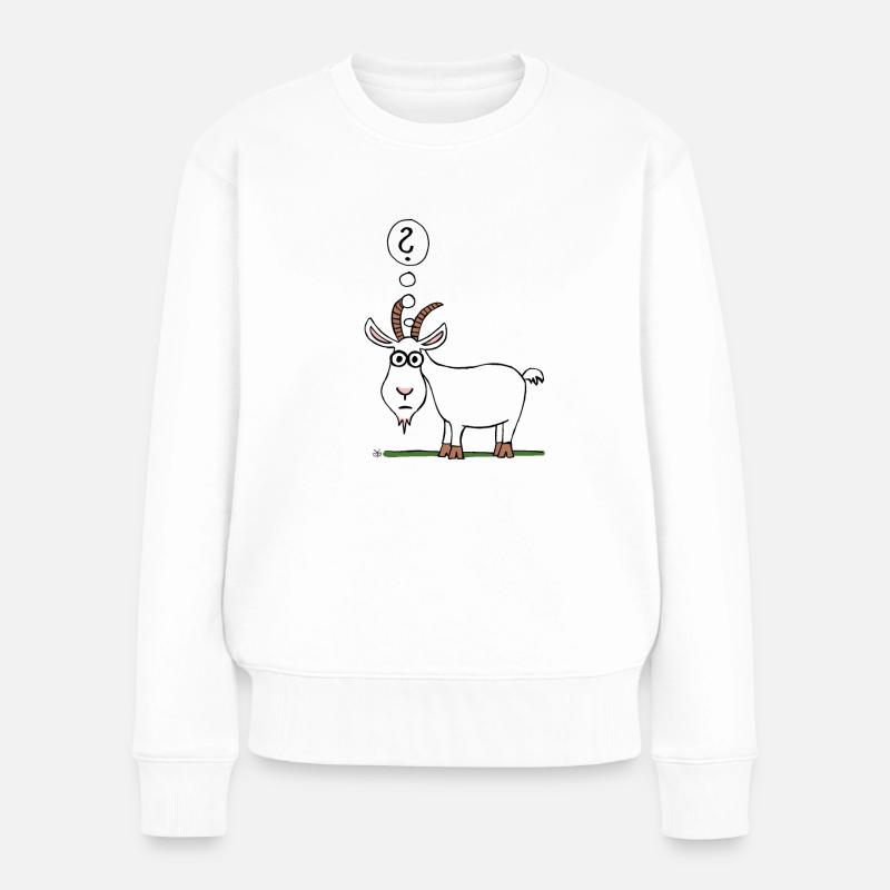 Sündenbock? - Frauen Premium Bio Pullover - Weiß