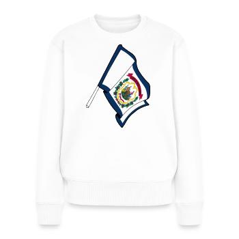 Flag of West Virginia - Women's Premium Organic Jumper - white - Front - Julia (174cm)