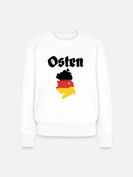 Osten DDR Ostdeutschland - Frauen Premium Bio Pullover - Weiß