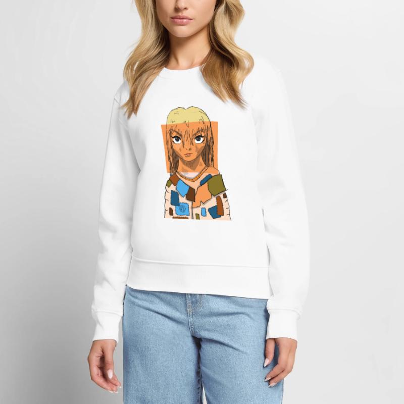 Collage d’yeux d’anime #4 Pull Premium bio Femme