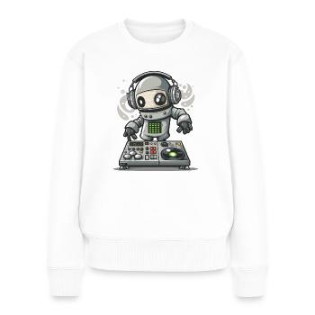 Beat Blender - Women's Premium Organic Jumper - white - Front - Julia (174cm)