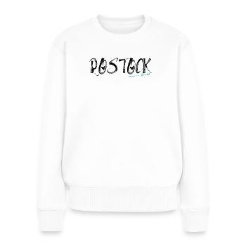 Rostock ma ville - Pull Premium bio Femme - blanc - Devant - Julia (174cm)