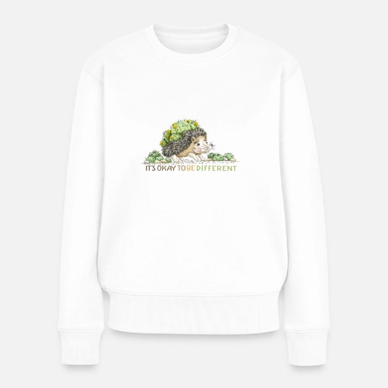 Be different - Women's Premium Organic Jumper - white