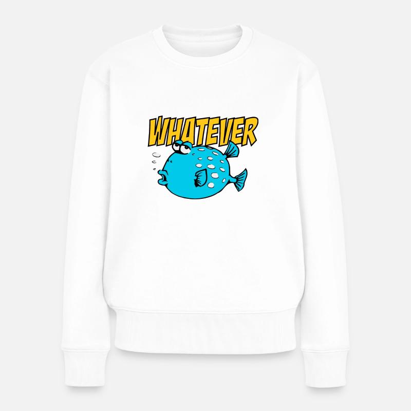Quelle que soit Fishi - Pull Premium bio Femme - blanc