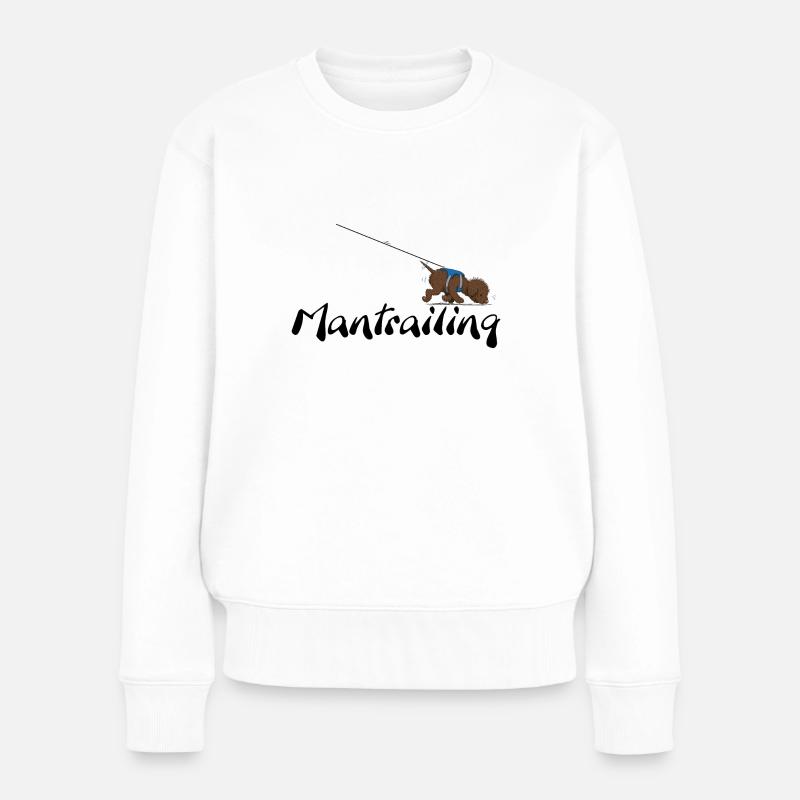 Mantrailing3 3 - Women's Premium Organic Jumper - white