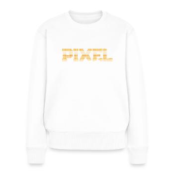 Pixel gifted - Women's Premium Organic Jumper - white - Front - Julia (174cm)
