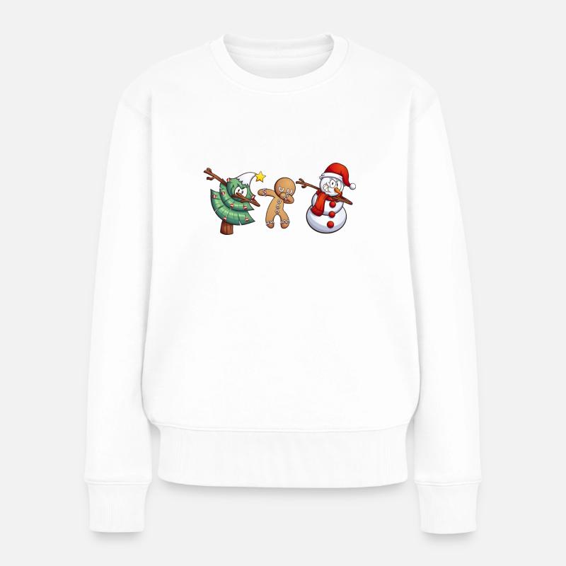 Weihnachten - Frauen Premium Bio Pullover - Weiß