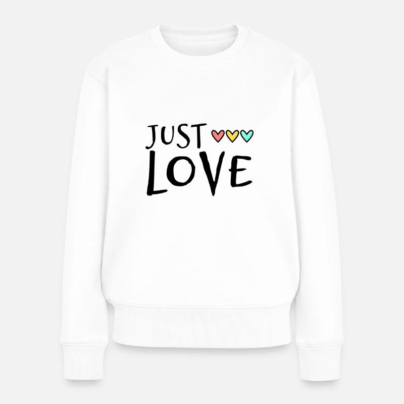 EINFACH LIEBEN. GERADE VERHEIRATET. ES LEBE DIE MARYS. JUNGGESELLINNENABSCHIED - Frauen Premium Bio Pullover - Weiß