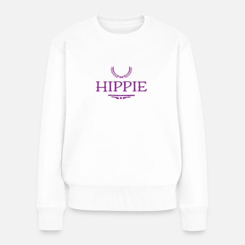 Hippie - Pull Premium bio Femme - blanc