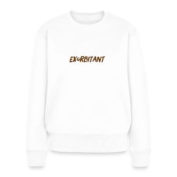 I'm awesome - Women's Premium Organic Jumper - white - Front - Julia (174cm)