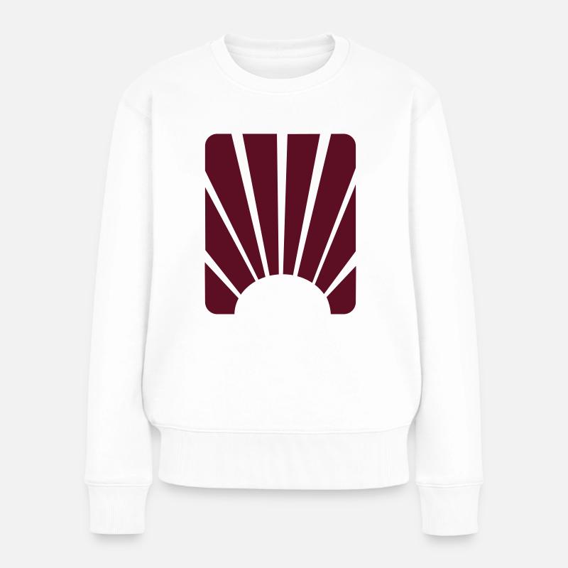 Sun - Frauen Premium Bio Pullover - Weiß