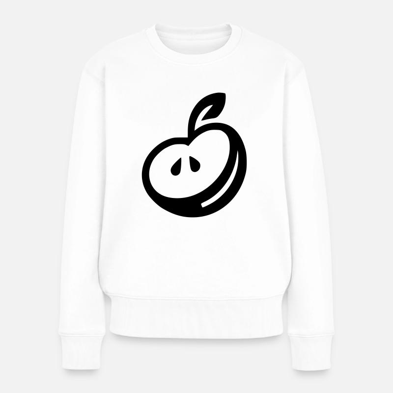 Apple - Women's Premium Organic Jumper - white