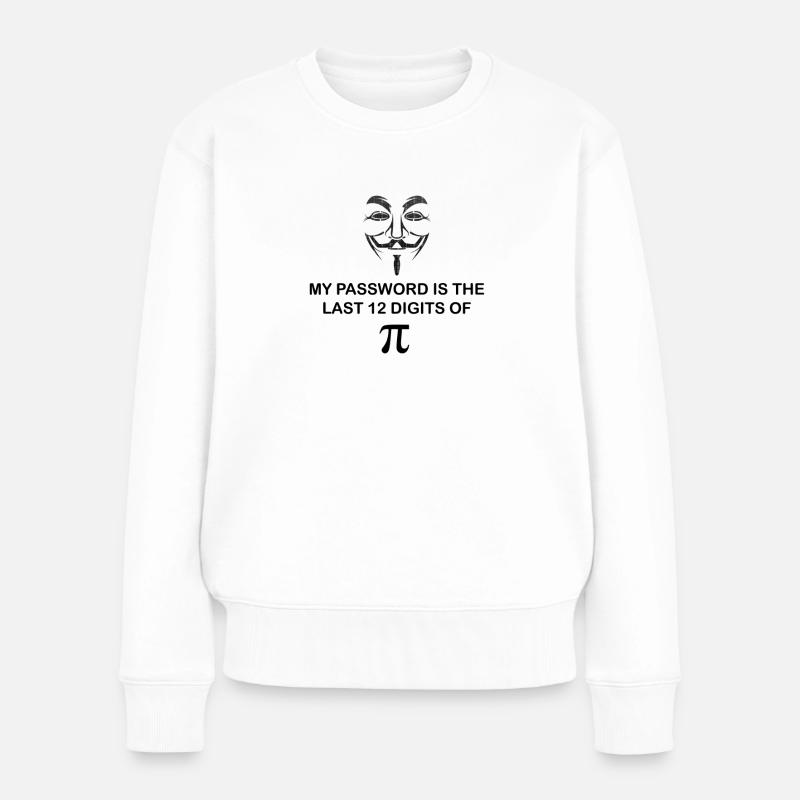 Mathematik - Frauen Premium Bio Pullover - Weiß