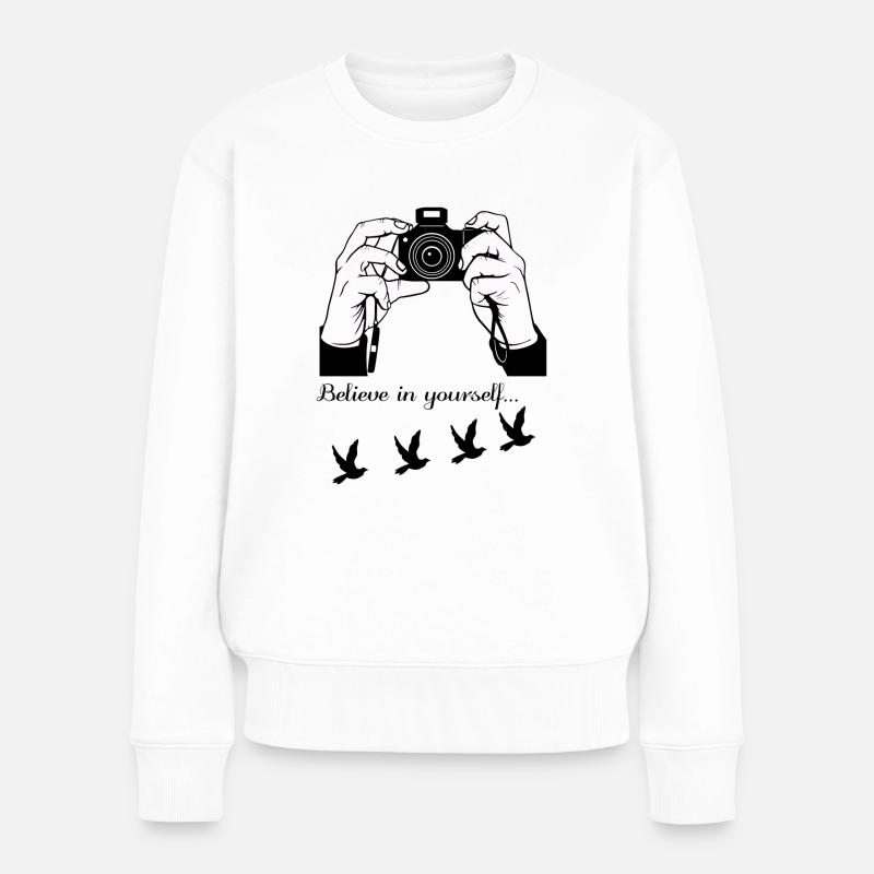 Photographer for passion - Women's Premium Organic Jumper - white