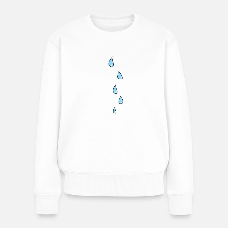 eau de nuage de pluie - Pull Premium bio Femme - blanc