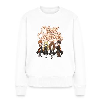 Harry Potter Animierte Charaktere Stand Together - Frauen Premium Bio Pullover - Weiß - Vorne - Julia (174cm)
